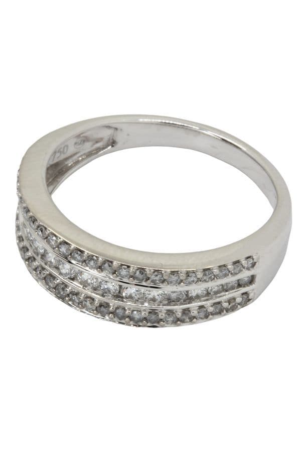 Bague Moderne Pavage Diamants - photo 2