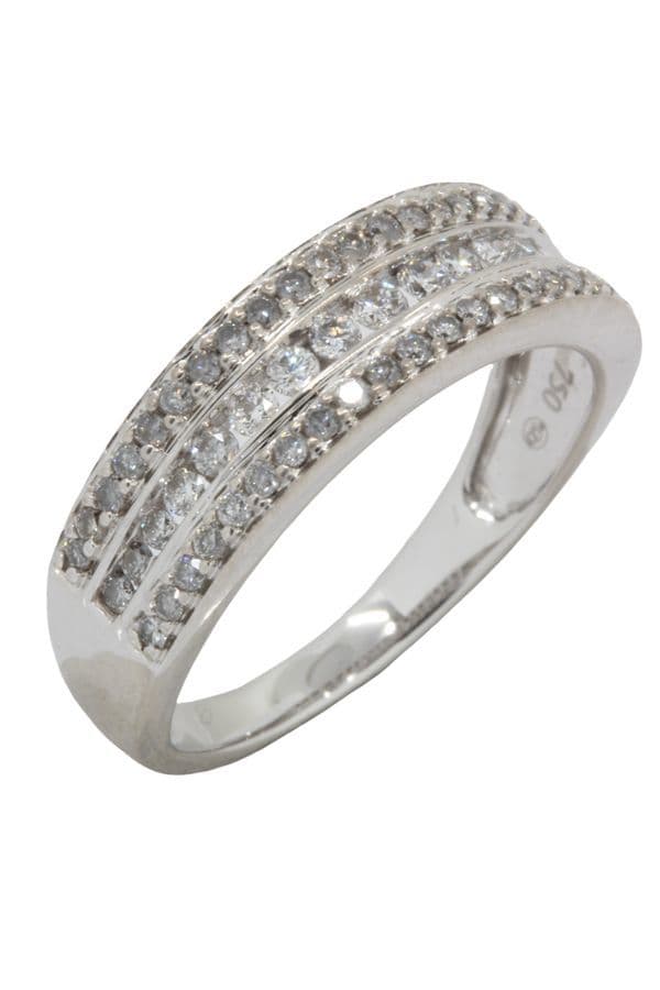 Bague Moderne Pavage Diamants - photo 3