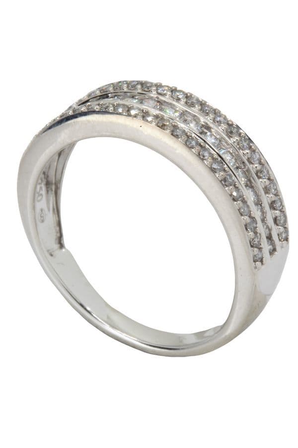 Bague Moderne Pavage Diamants - photo 4
