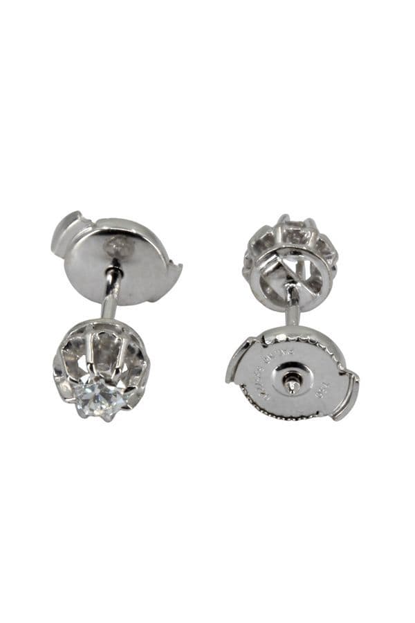 Boucles d'Oreilles Clous Diamants - photo 2