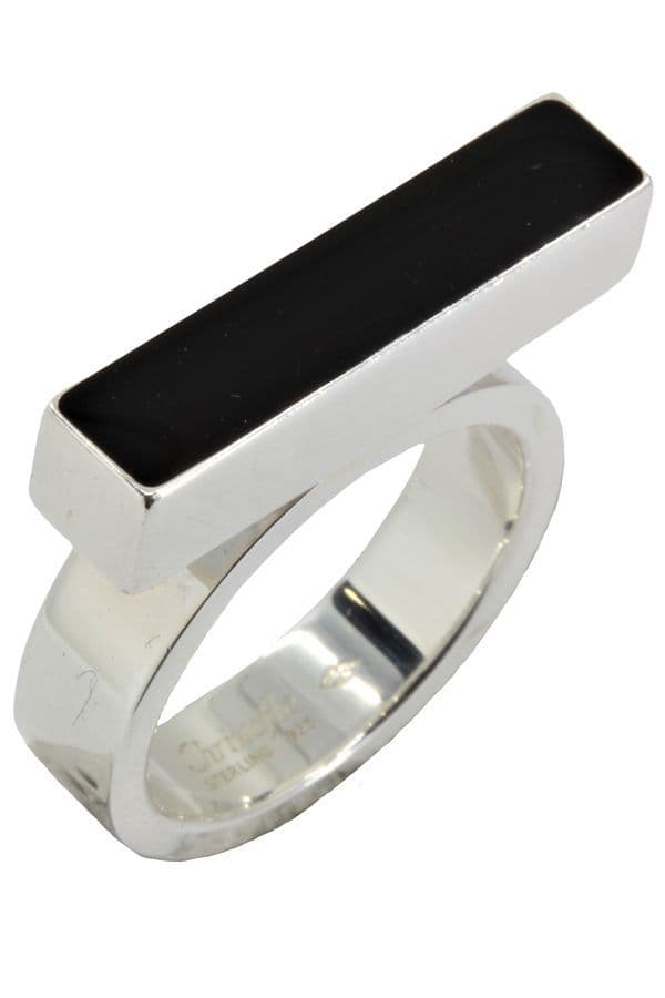 Bague Argent et Onyx Christofle - photo 4