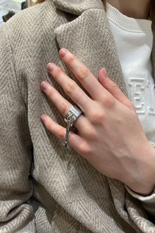 Bague Argent Pianegonda - photo 2