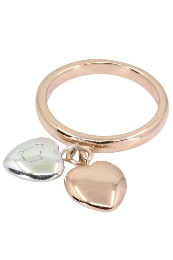 Bague Coeurs Signée \"dodo\" - photo 3