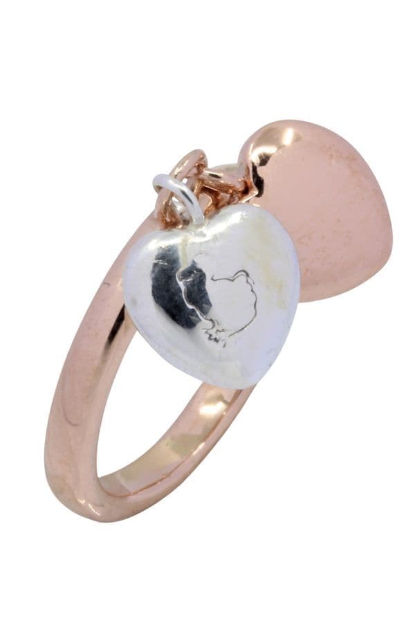 Bague Coeurs Signée \"dodo\" - photo 4
