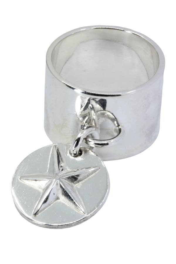 Bague Médaille Star Signée Marc Deloche - photo 3