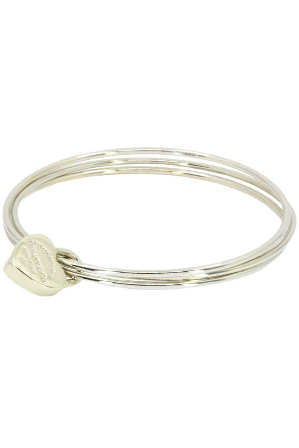 BRACELET 3 JONCS VERMEIL SIGNÉ TIFFANY & CO, photo 2 sur 3