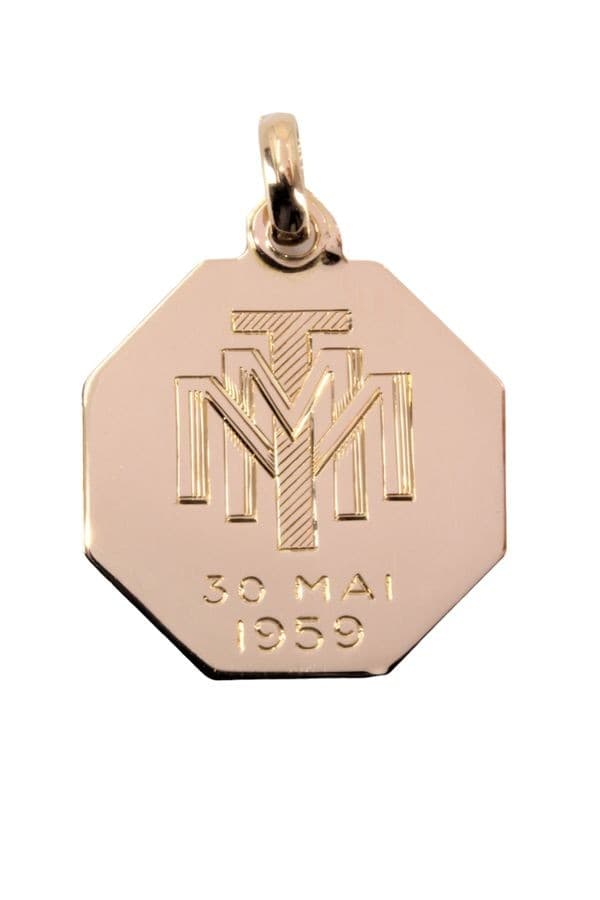 Médaille Vierge Signée P.brandt - photo 3