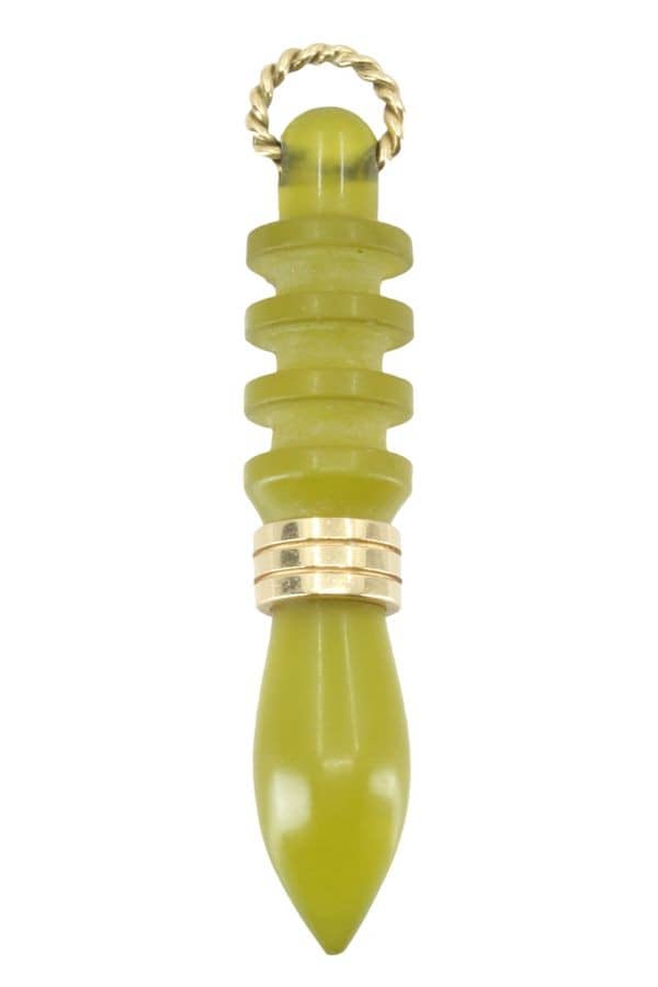 PENDULE JADE NEPHRITE, photo 2 sur 3