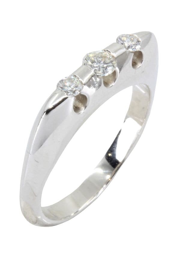 Bague Jarretière Diamants - photo 4