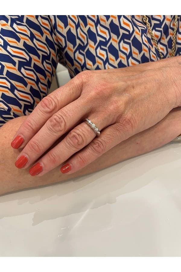 Bague Jarretière Diamants - photo 2