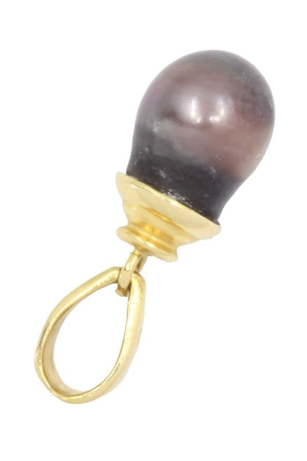 Pendentif Perle Noire - photo 3