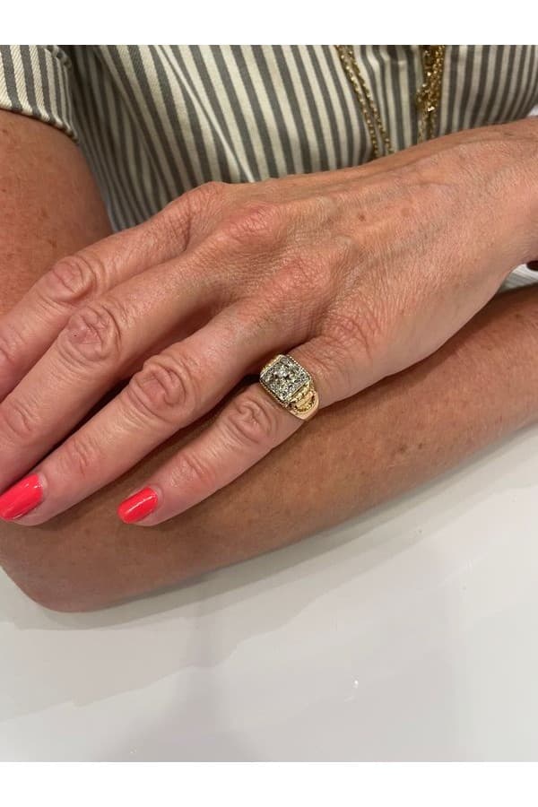 Bague Ancienne Diamants - photo 2