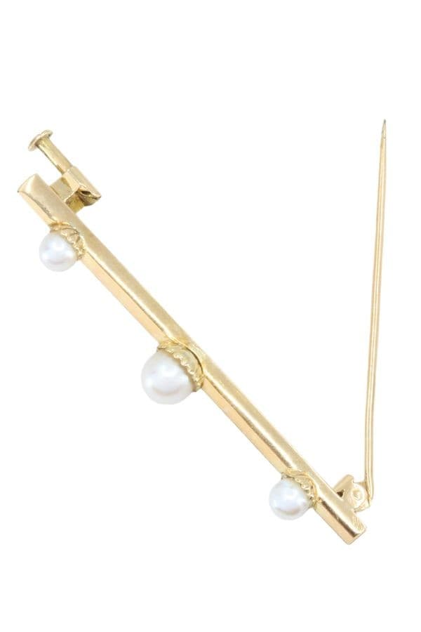 Broche Ancienne Perles - photo 3