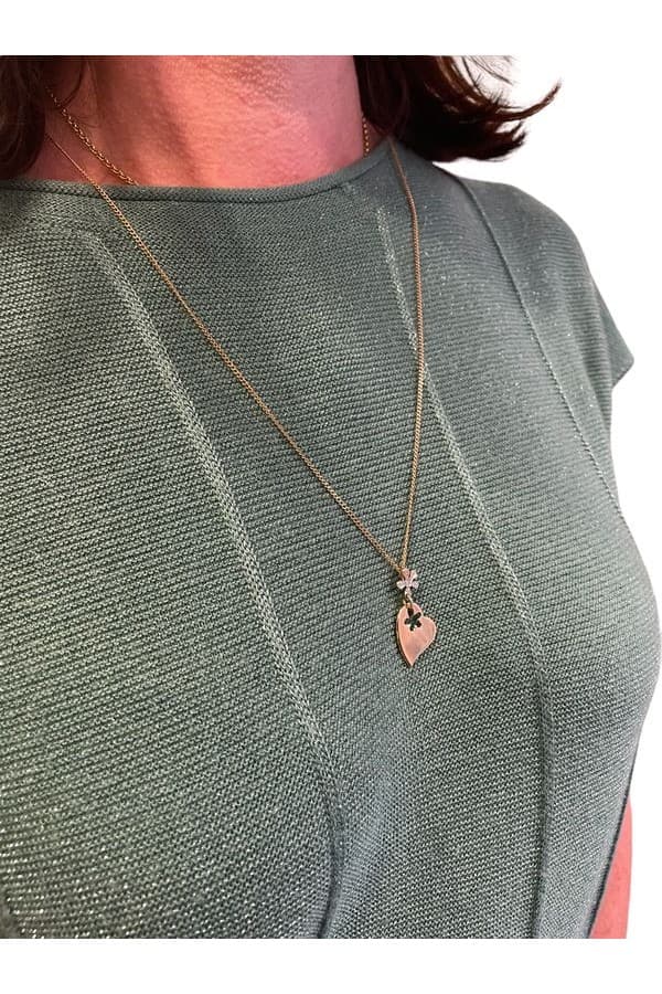 Pendentif Coeur Diamants - photo 2
