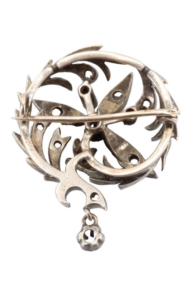 Broche Art-Nouveau Diamants - photo 3