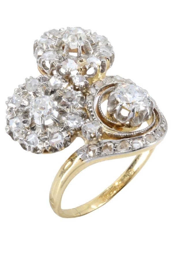 Bague Tourbillon Diamants Art-Nouveau - photo 3