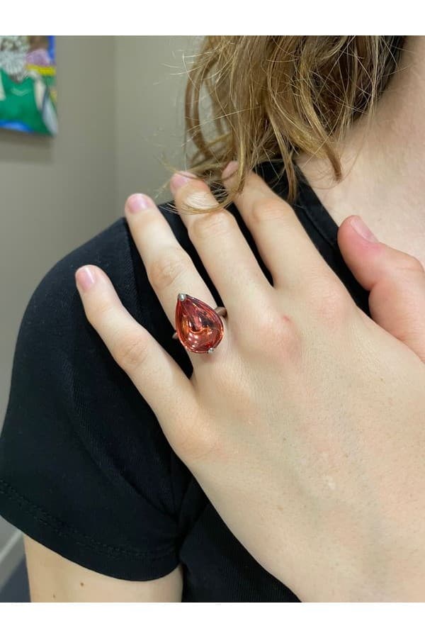 Bague Baccarat\"fleur de Psydélic\" - photo 2