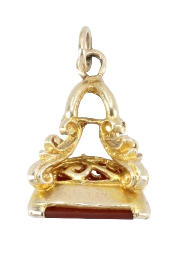 Pendentif Sceau Ancien Cornaline - photo 3