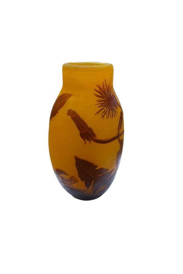 Vase Emile Gallé Decors Pavots - photo 2