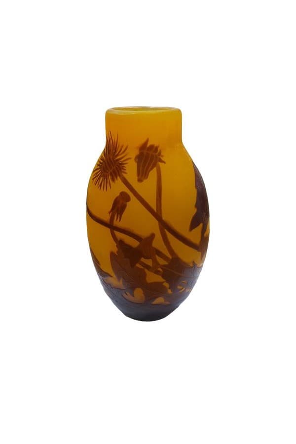 Vase Emile Gallé Decors Pavots - photo 3