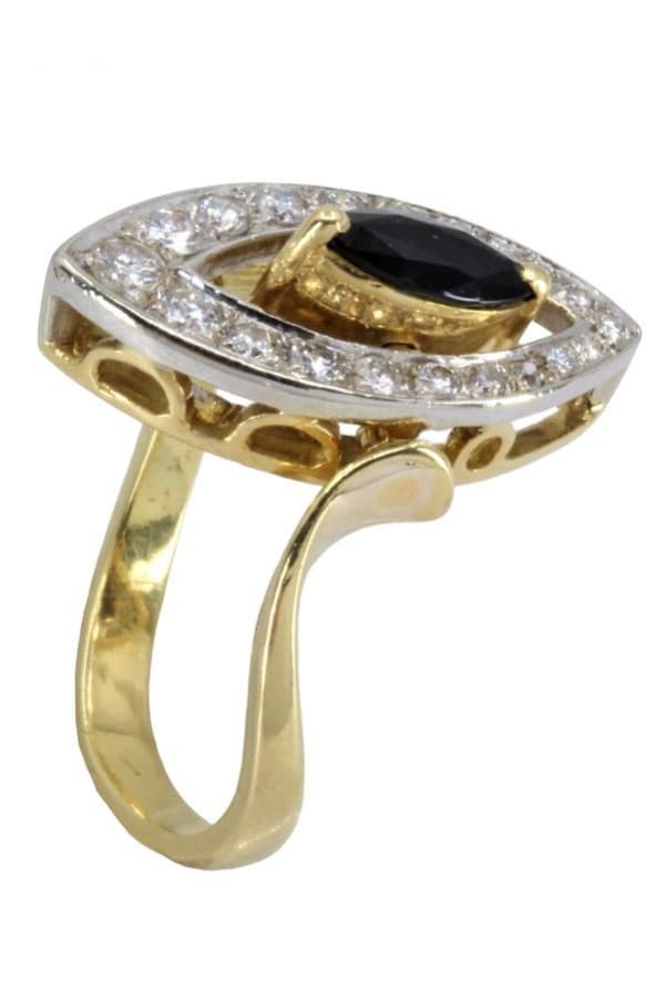 Bague Articulée Saphir, Rubis et Diamants - photo 4