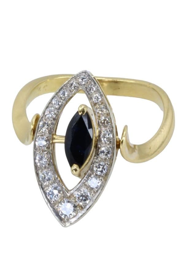 Bague Articulée Saphir, Rubis et Diamants - photo 8