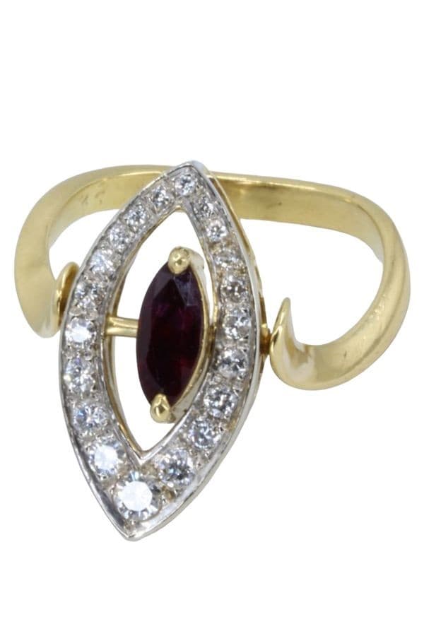 Bague Articulée Saphir, Rubis et Diamants - photo 7