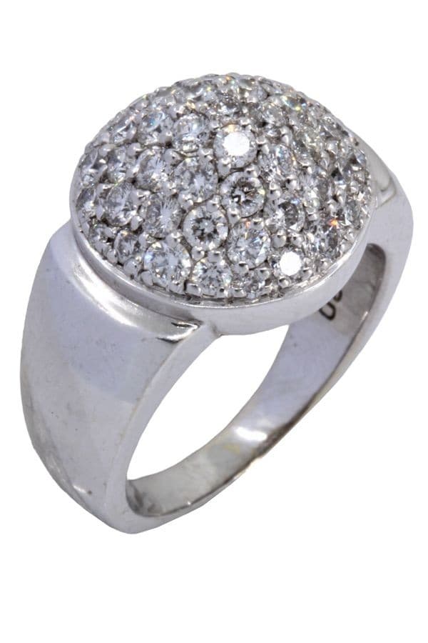 Bague Dôme Pavage Diamants - photo 3