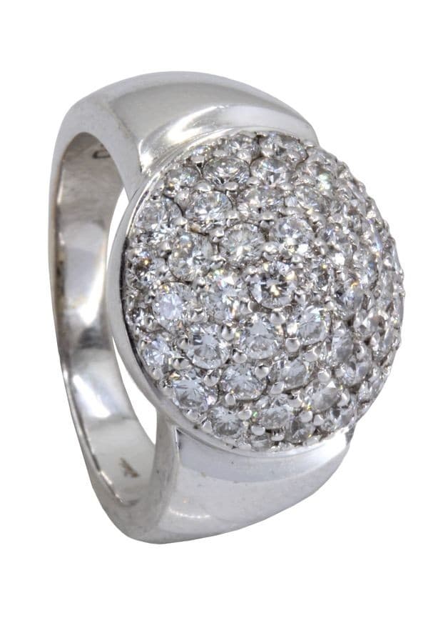 Bague Dôme Pavage Diamants - photo 4