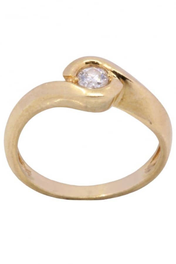 SOLITAIRE DIAMANT 0.25 CARAT, photo 2 sur 3