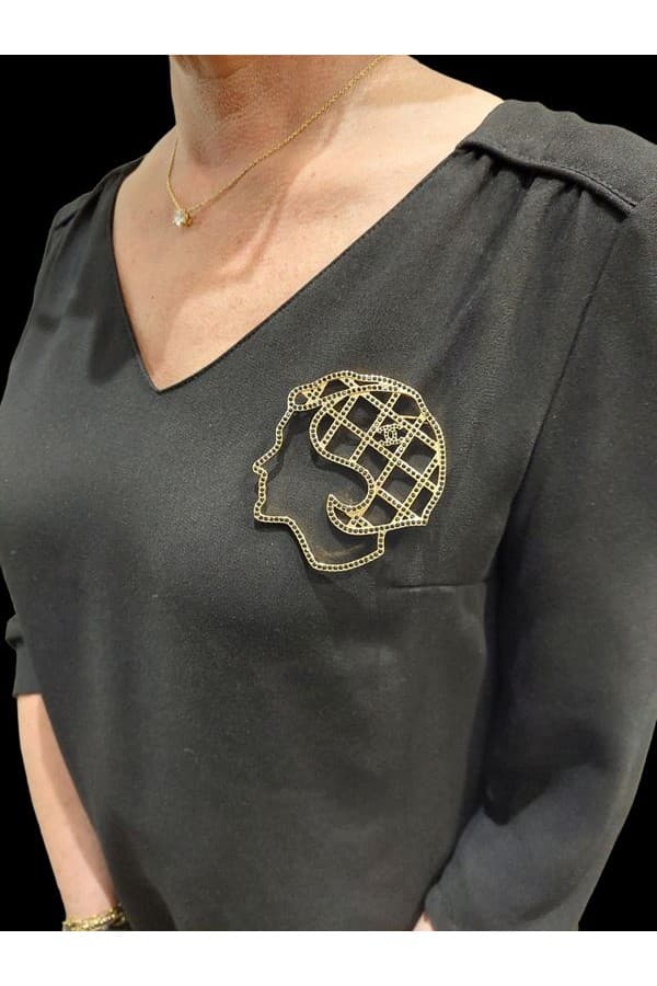 Broche Signée Chanel Coco Mademoiselle - photo 2