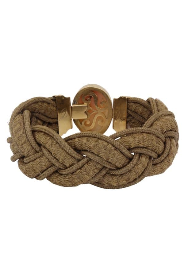 Bracelet Camée Ancien Cheveux Tressés - photo 2