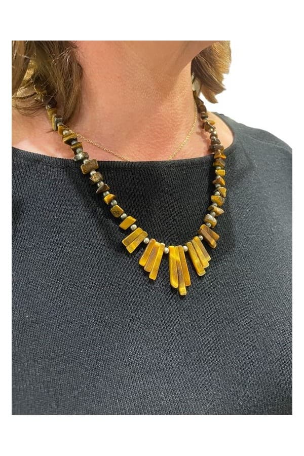 Collier Œil de Tigre - photo 2