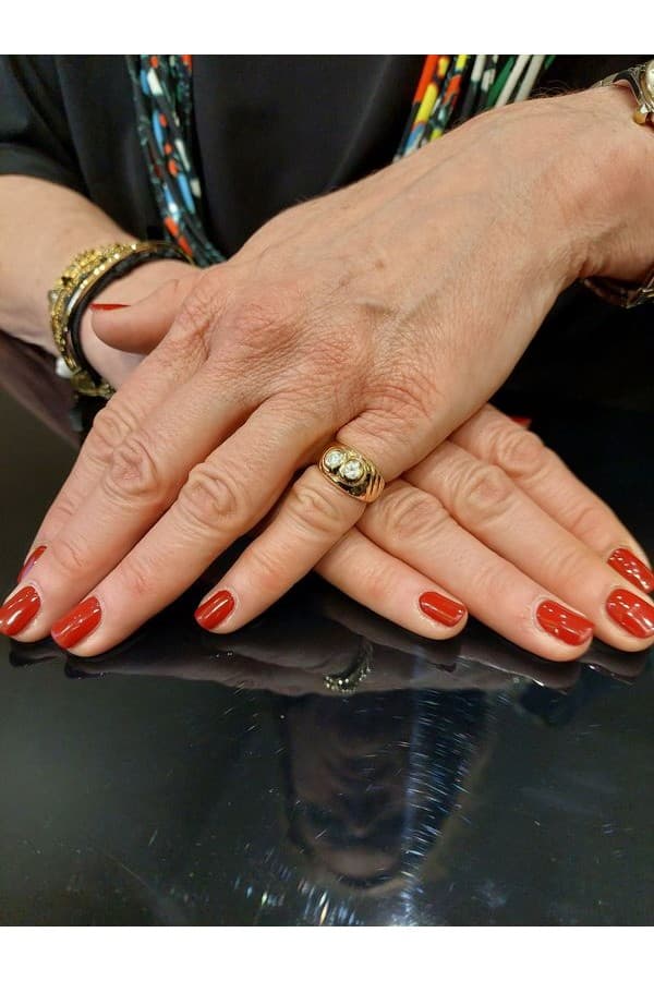 Bague Jonc Moderne Diamants - photo 2