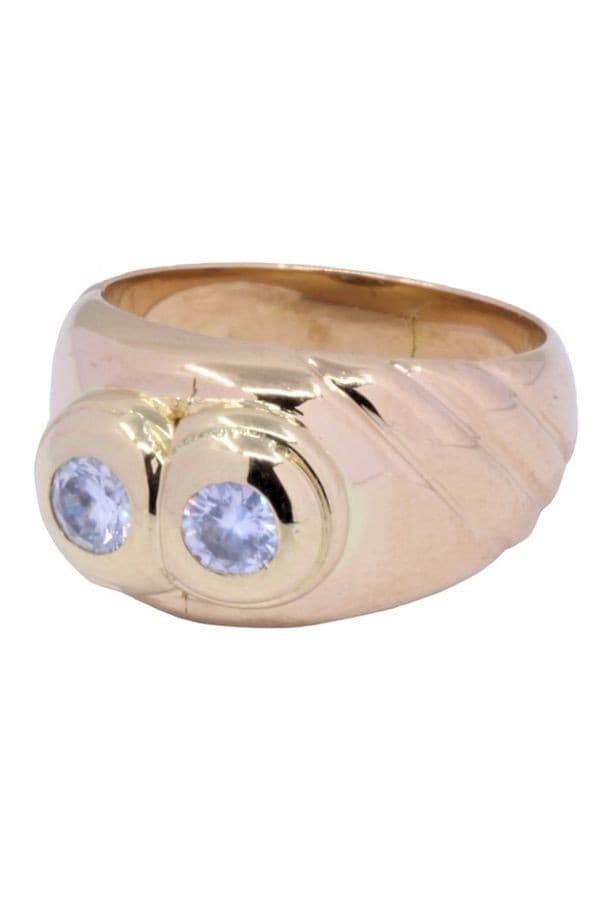 Bague Jonc Moderne Diamants - photo 3