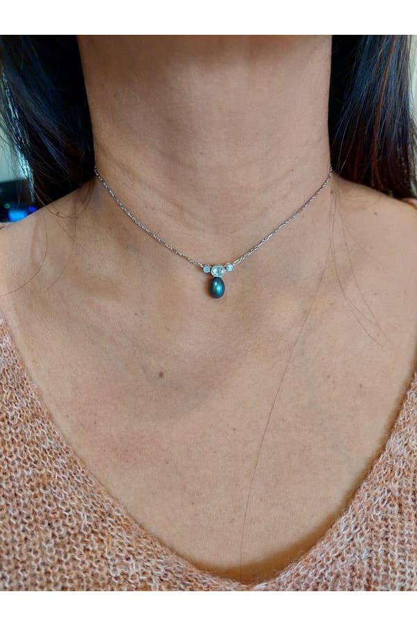Collier Diamants Art-Déco - photo 2