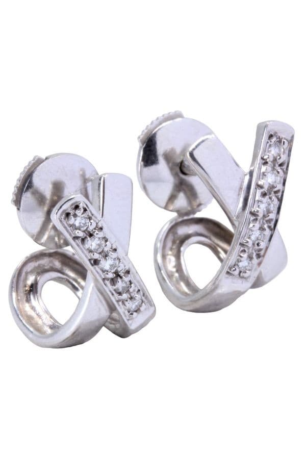 Boucles d'Oreilles Moderne Diamants - photo 4