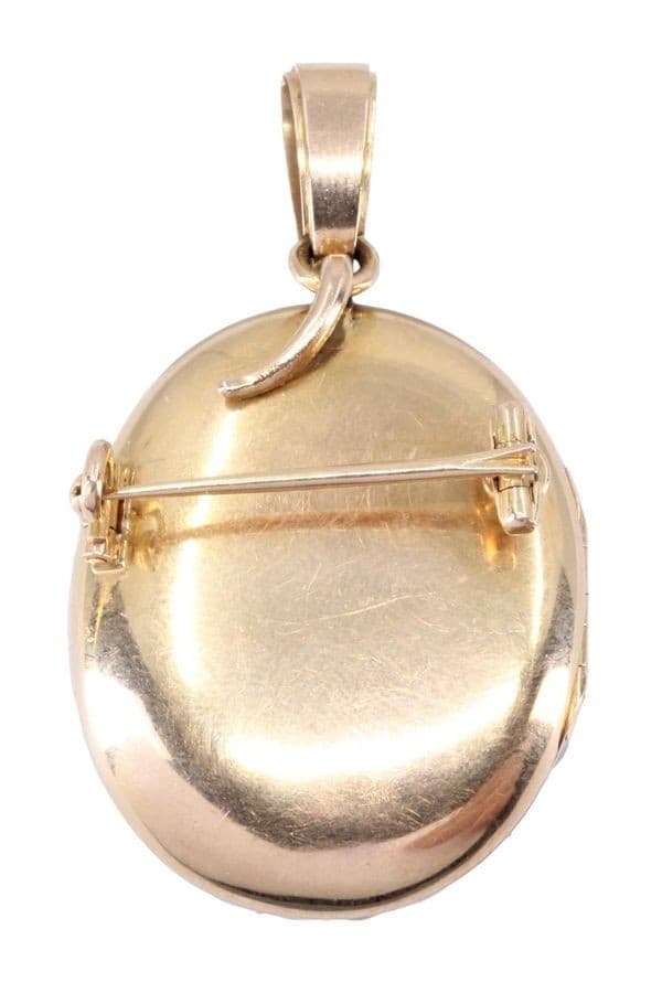 Broche Pendentif Camée et Perles - photo 4