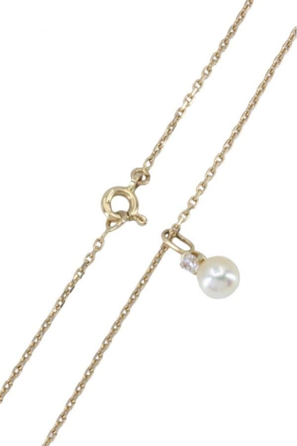 Collier Moderne Perle et Diamant - photo 3