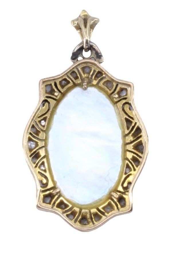 Médaille Vierge Art Déco - photo 4