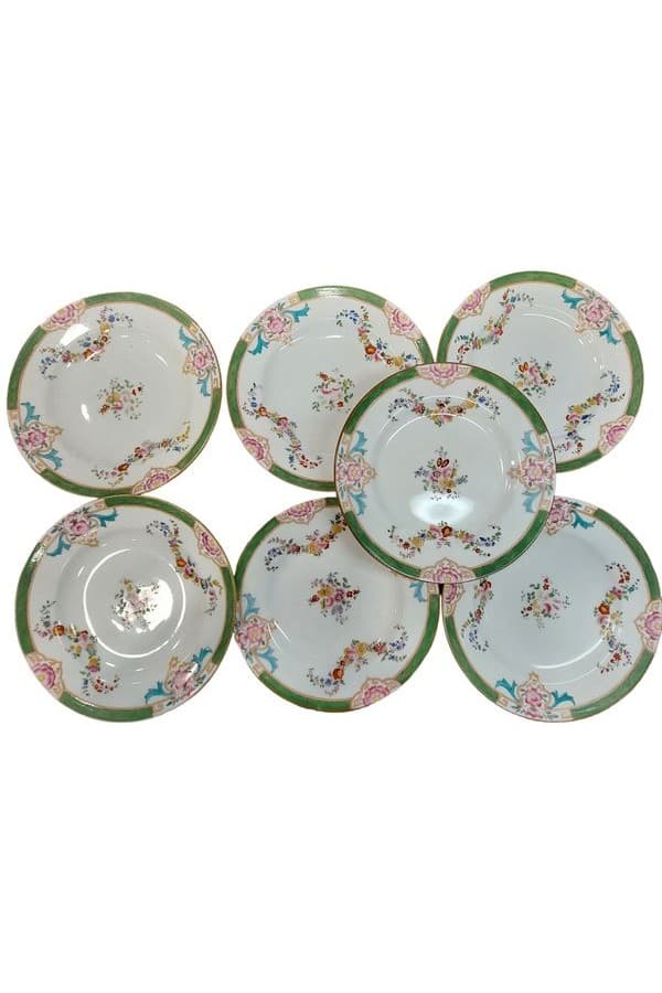 Sept Assiettes Mintons