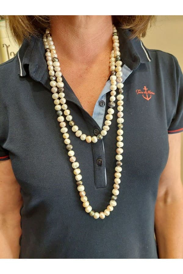 Sautoir Perles Baroques - photo 2