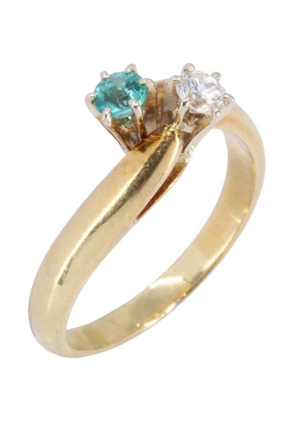 Toi et Moi Émeraude et Diamant - photo 5