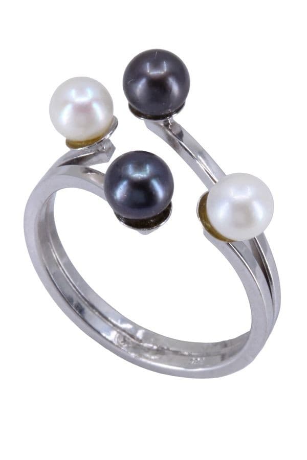 Bague Perles Style Toi et Moi - photo 4