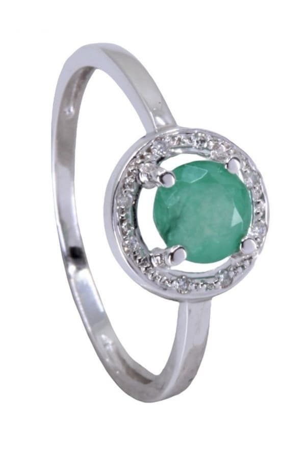 Bague Émeraude et Diamants - photo 6