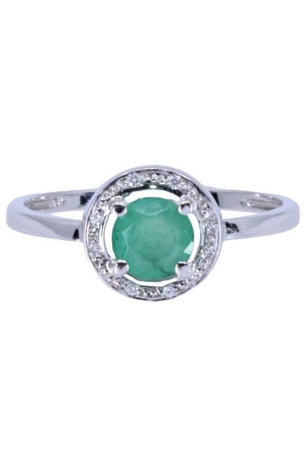 Bague Émeraude et Diamants - photo 3