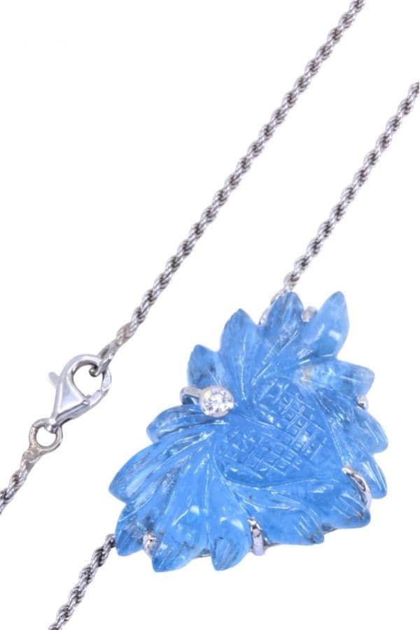 Collier Ancien Topaze et Diamant - photo 3