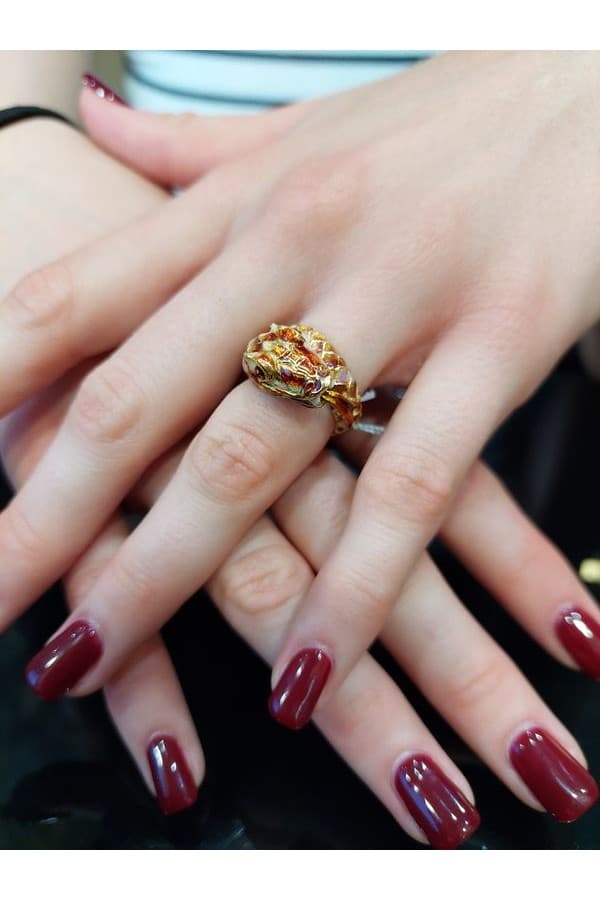 Bague Serpent Émaillée - photo 2