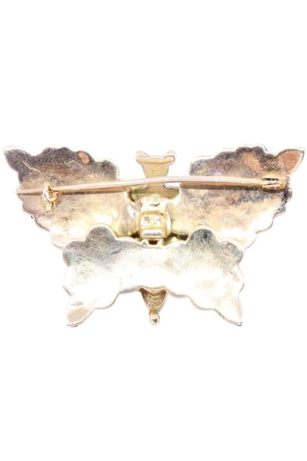 Broche Papillon Ancienne - photo 3