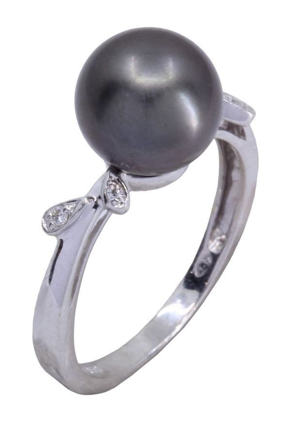 Bague Perle de Tahiti et Diamants - photo 4